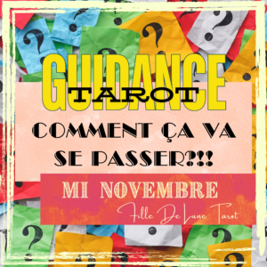 Extension : Comment ça va se passer dans les prochaines semaines? Comment bien mener les choses? Mi Novembre