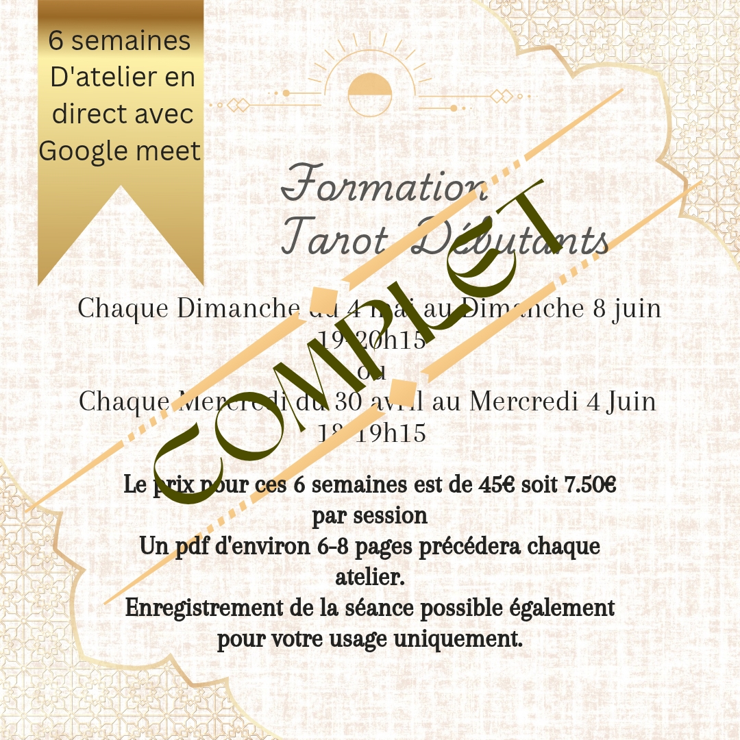 Formation Débutants 6 semaines