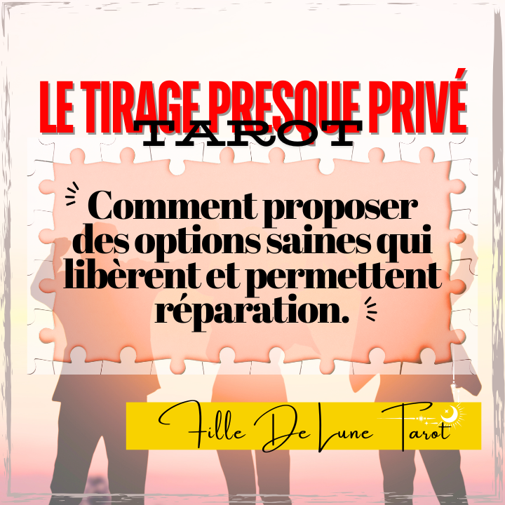 Extension : Comment proposer des options saines qui libèrent et permettent réparation.