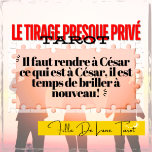 Extension : Il faut rendre à César ce qui est à César, il est temps de briller à nouveau!